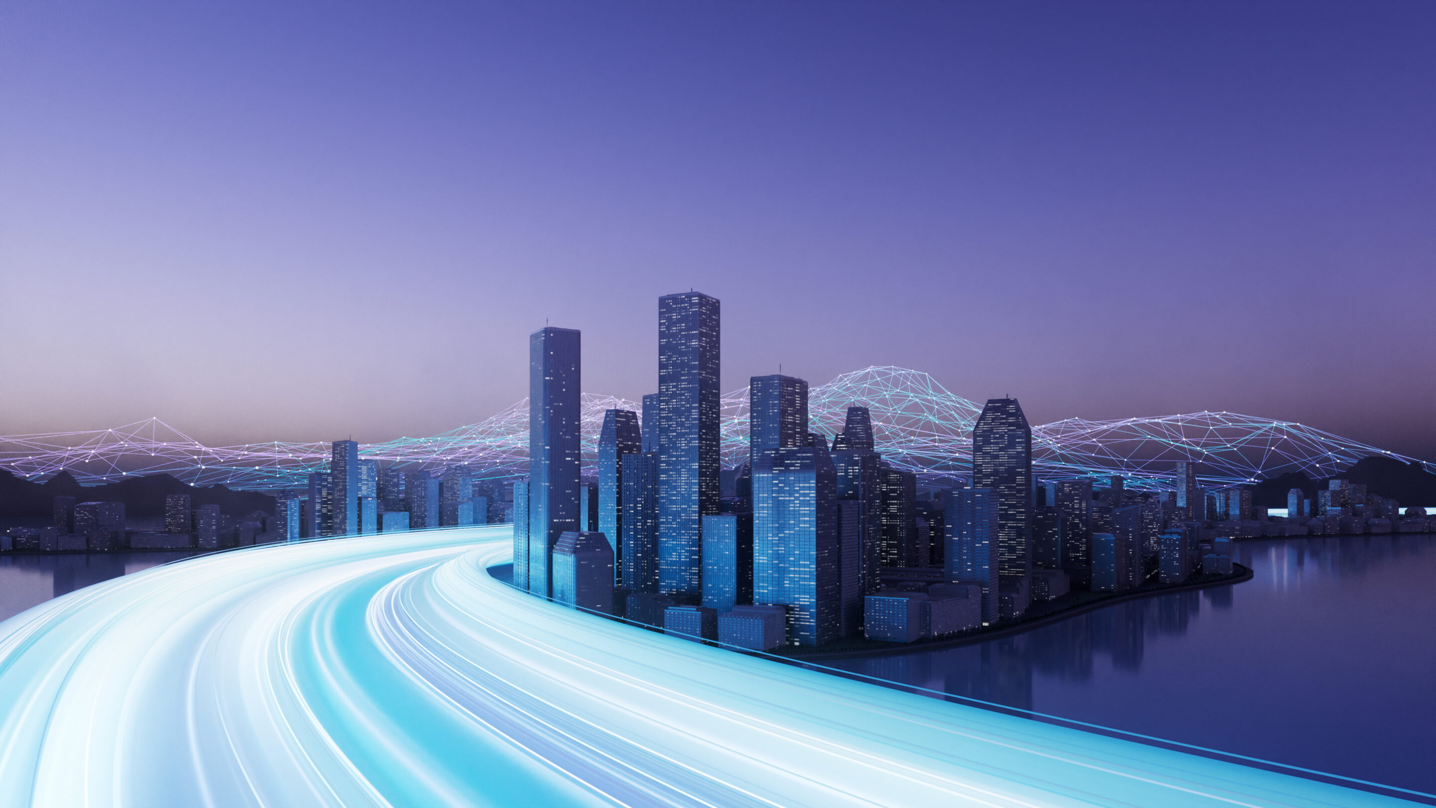 High Speed Data Streaming Through Cityscape – Smart City, Digital Transformation, Network Technology